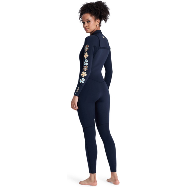 2026 Roxy Kvinders Swell Naturlig 3/2mm Chest Zip Våddragt 26BW213508 - Flower